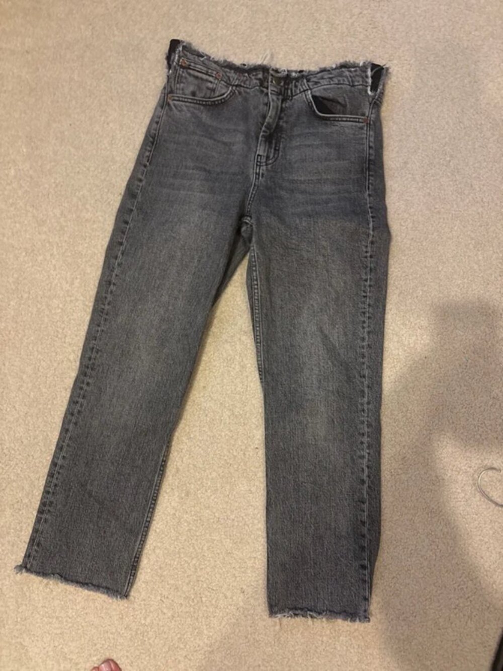 Topshop 28 grey denim